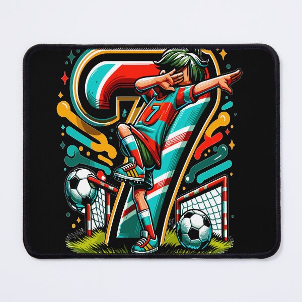 Item preview, 7 Year Old Boy Soccer Birthday Shirt Idea designed and sold by druckfun.