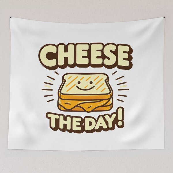 Item preview, Cheese the Day! - Retro Grilled Cheese Delight designed and sold by Retro Travel Design.