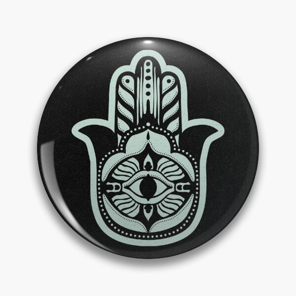 Item preview, Hamsa Lava - Coal + Mint designed and sold by Irene Estelle.
