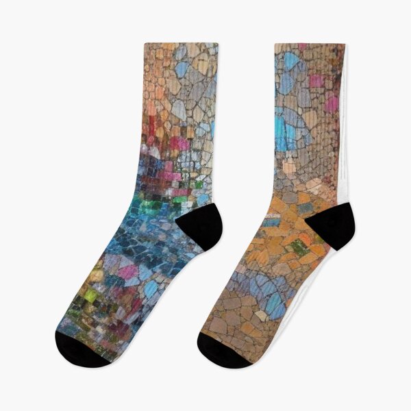 Item preview, Colorful Mosaic Earth Tones Pattern designed and sold by calibrit.