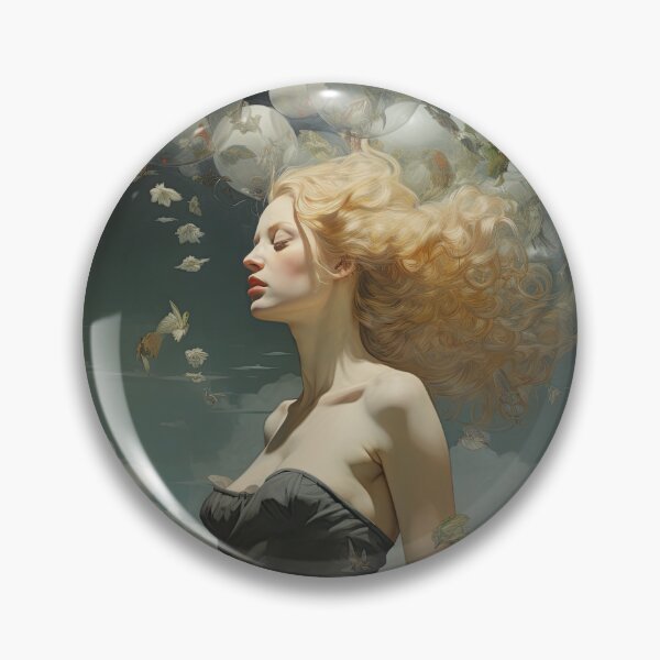 Item preview, Elegance Unveiled: Portrait of Timeless Beauty - Poster design designed and sold by krishutd.