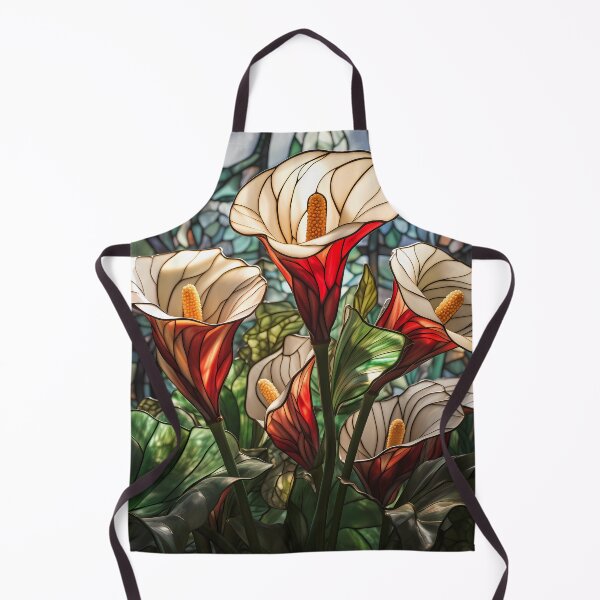 Item preview, Stained Glass Mosaic of Calla Lilies designed and sold by Matt's Artificial Nature.