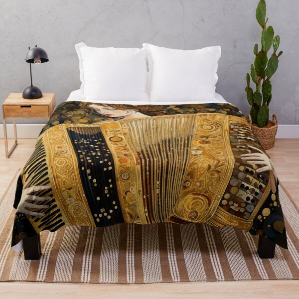 Item preview, The Golden Accordionist's Reverie designed and sold by the-lamplighter.