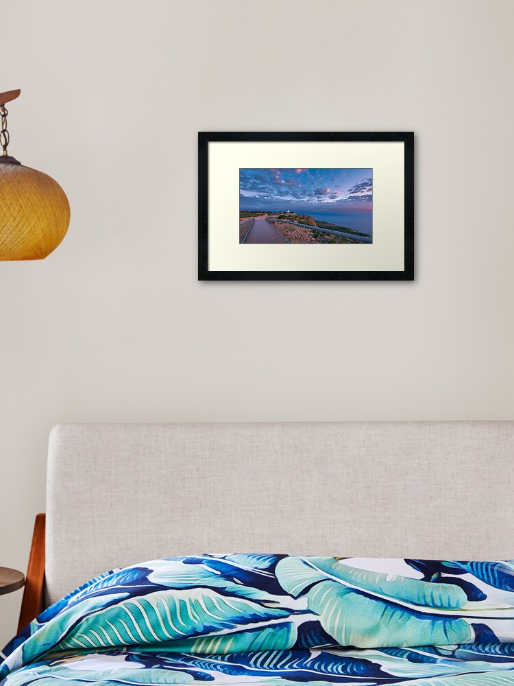 Thumbnail 2 of 7, Framed Art Print, Faro del Cabo de Santa Pola - Sunrise designed and sold by RalphGoldsmith.