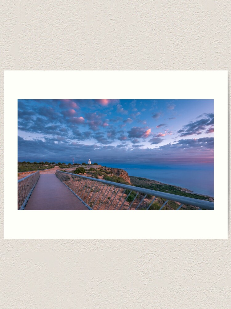 Thumbnail 1 of 3, Art Print, Faro del Cabo de Santa Pola - Sunrise designed and sold by RalphGoldsmith.
