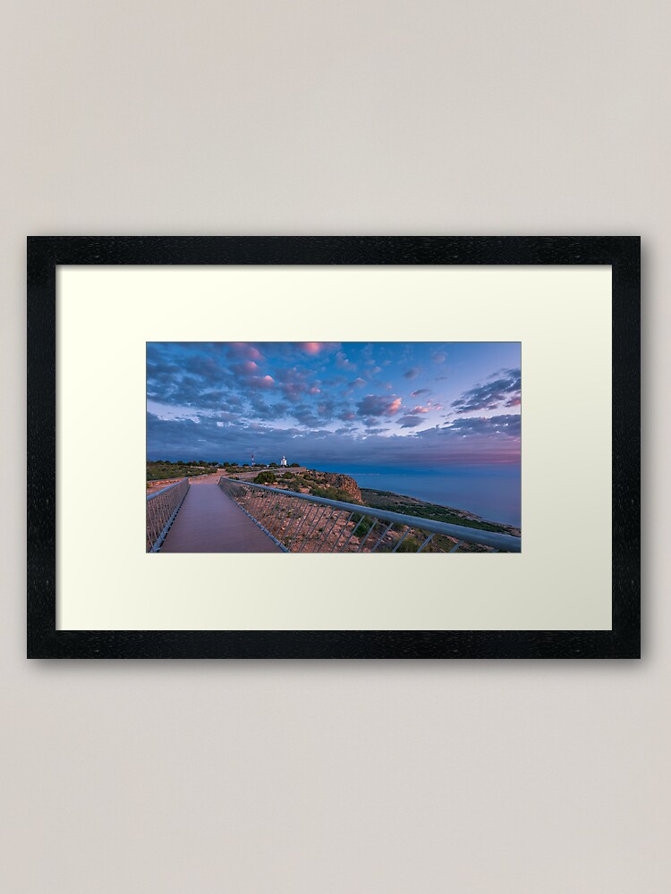 Thumbnail 1 of 7, Framed Art Print, Faro del Cabo de Santa Pola - Sunrise designed and sold by RalphGoldsmith.