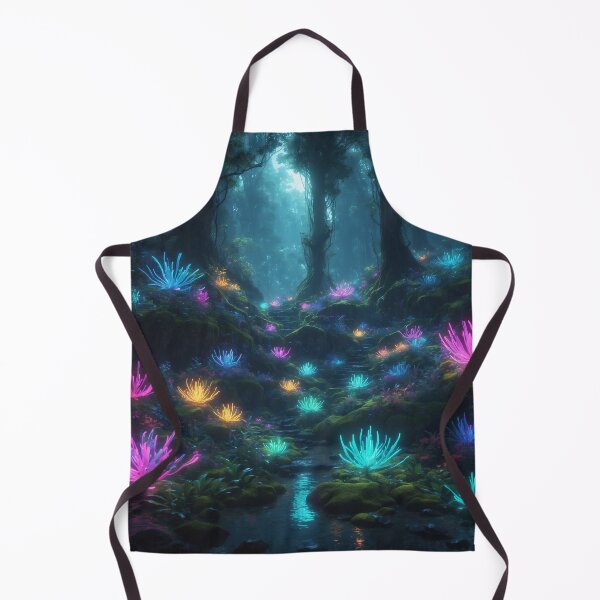 Item preview, Techpunk Enchantment: Bioluminescent Forest Dreamscape with Tetradic Glow designed and sold by RedArtG09.