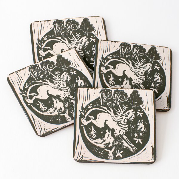 Item preview, Unicorn block painting designed and sold by NotreDameChelle.