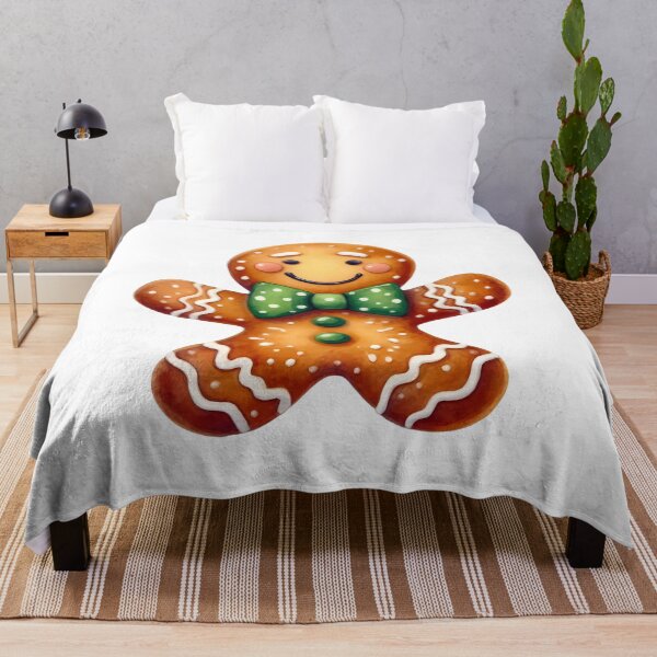 Item preview, Joyful Gingerbread: Watercolor Illustration designed and sold by aiartbay.