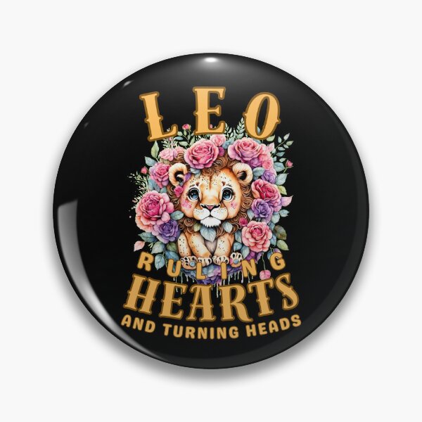 Item preview, Leo: Ruling Hearts And Turning Heads. leo sign designed and sold by ZodiacWonders.