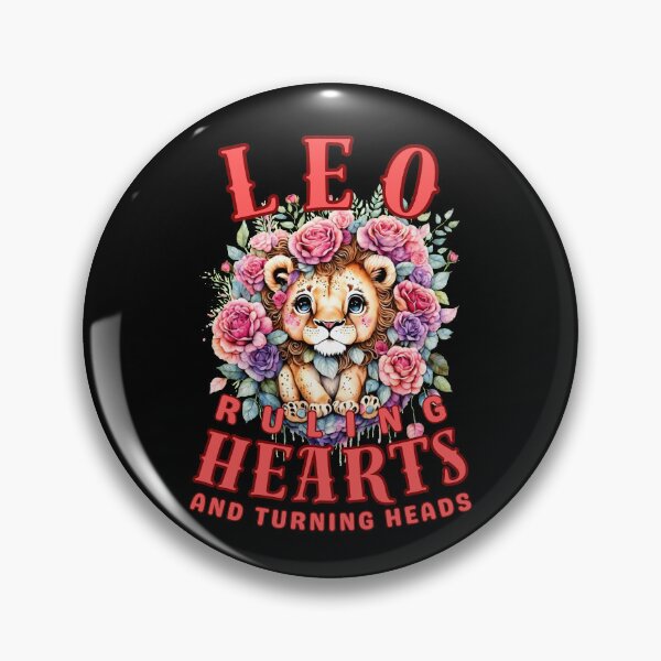 Item preview, Leo: Ruling Hearts And Turning Heads. leo astrology designed and sold by ZodiacWonders.
