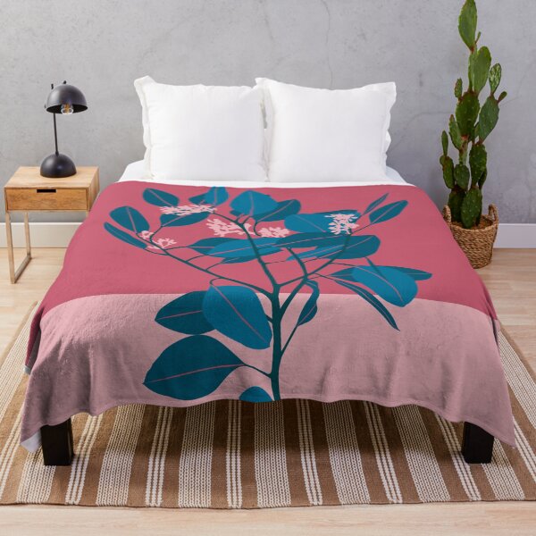 Item preview, Eucalyptus leaves pink blue designed and sold by blueidesign.