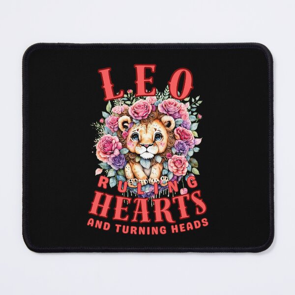 Item preview, Leo: Ruling Hearts And Turning Heads. leo astrology designed and sold by ZodiacWonders.