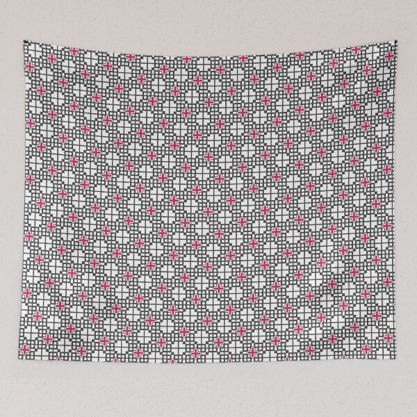 Item preview, Whispers of Pink - Seamless Geometry Unveiled in Patterns designed and sold by Looming Lines.