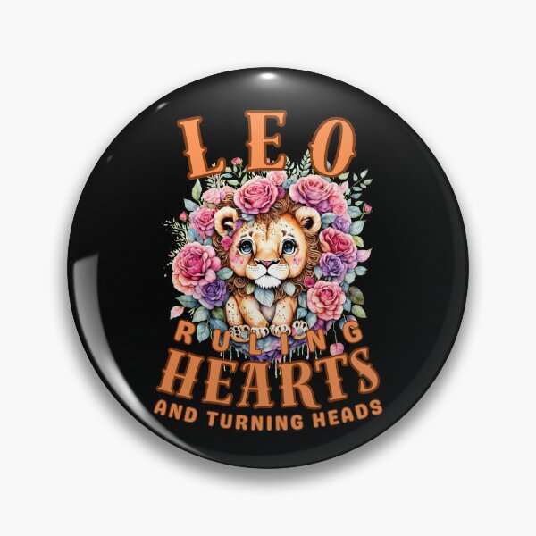 Item preview, Leo: Ruling Hearts And Turning Heads. leo quote designed and sold by ZodiacWonders.