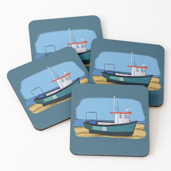 Item preview, Fishing boat on the beach designed and sold by Antoine Marineau Bélanger.