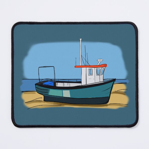 Item preview, Fishing boat on the beach designed and sold by Antoine Marineau Bélanger.