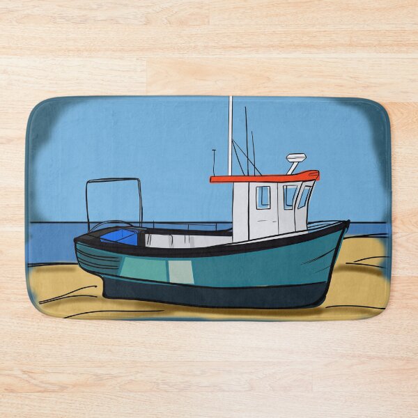 Item preview, Fishing boat on the beach designed and sold by Antoine Marineau Bélanger.