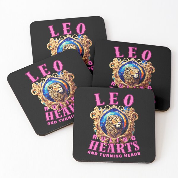 Item preview, Leo: Ruling Hearts And Turning Heads. fire sign designed and sold by ZodiacWonders.