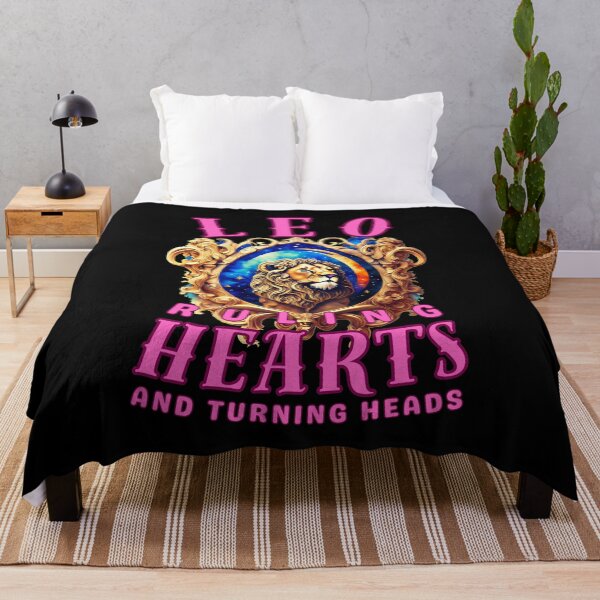 Item preview, Leo: Ruling Hearts And Turning Heads. fire sign designed and sold by ZodiacWonders.