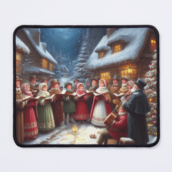 Item preview, Christmas Caroling Scene designed and sold by ecupirate99.