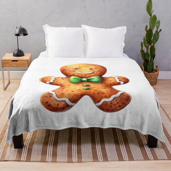 Item preview, Jolly Gingerbread: Watercolor Illustration designed and sold by aiartbay.