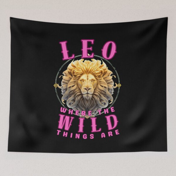 Item preview, Leo: Where The Wild Things Are. leo horoscope designed and sold by ZodiacWonders.