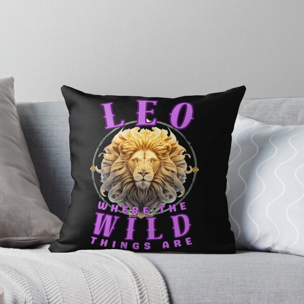 Item preview, Leo: Where The Wild Things Are. leo zodiac designed and sold by ZodiacWonders.
