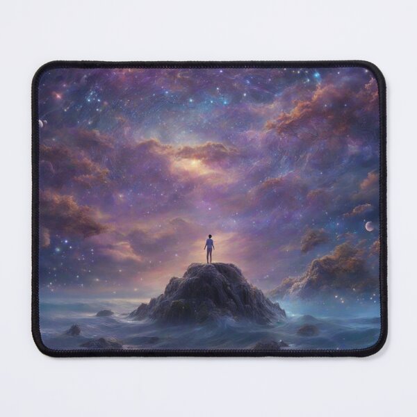 Item preview, Celestial Dreamscape: A Surreal Starlit Island Suspended in an Ethereal Summer Sky - 8K Quality Art designed and sold by RedArtG09.