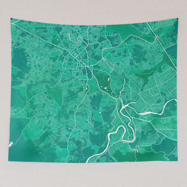 Item preview, Rawalpindi City Map of Punjab, Pakistan - Watercolor designed and sold by deMAP.