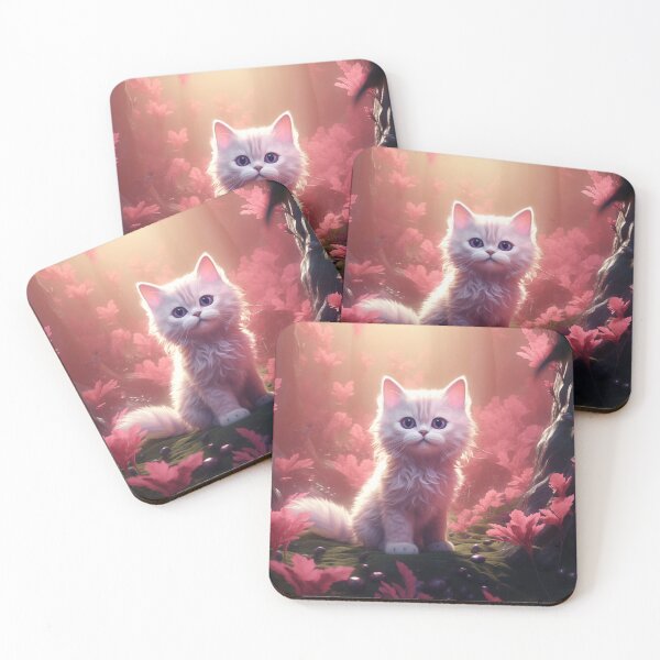 Item preview, Kitten in the Magic Forest designed and sold by Samuelsboro.