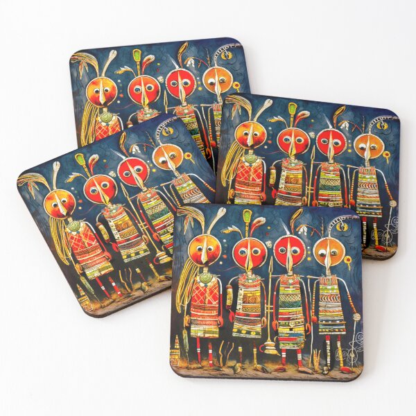 Item preview, "Whimsical Tribe # 4” designed and sold by Whimsical-Fun.