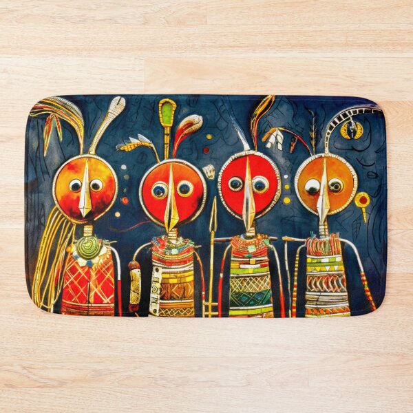 Item preview, "Whimsical Tribe # 4” designed and sold by Whimsical-Fun.