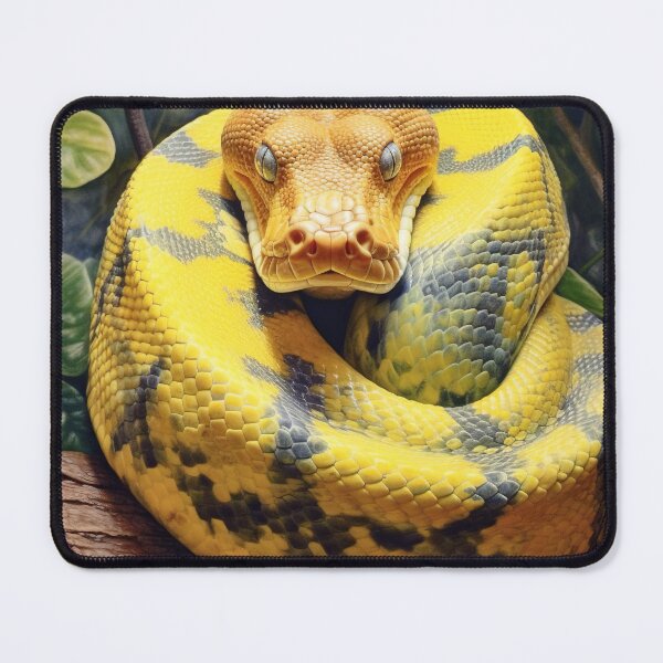 Item preview, Stunning Hyperrealistic Anaconda in Oil Paint designed and sold by ABArtByAlexST.