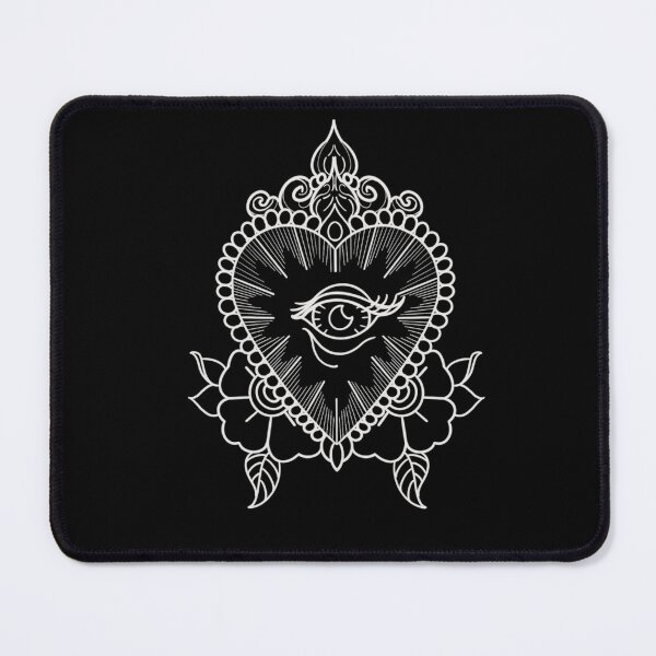 Item preview, Heart eye and flowers flash designed and sold by ReaperRoseCo.