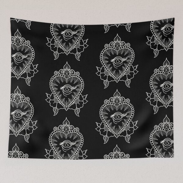 Item preview, Heart eye and flowers flash designed and sold by ReaperRoseCo.