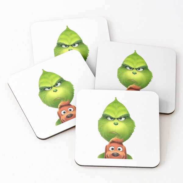 Item preview, Grinch and max angry face designed and sold by RoleyPoleyHami.