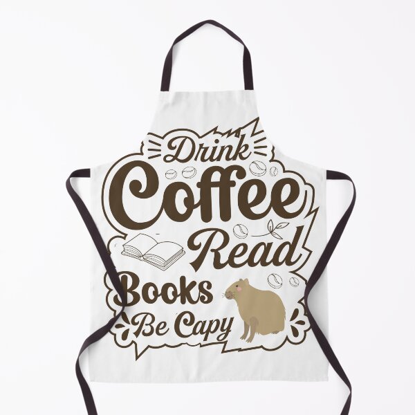 Item preview, Drink Coffee Read Books Be Capy designed and sold by AteAndApe.