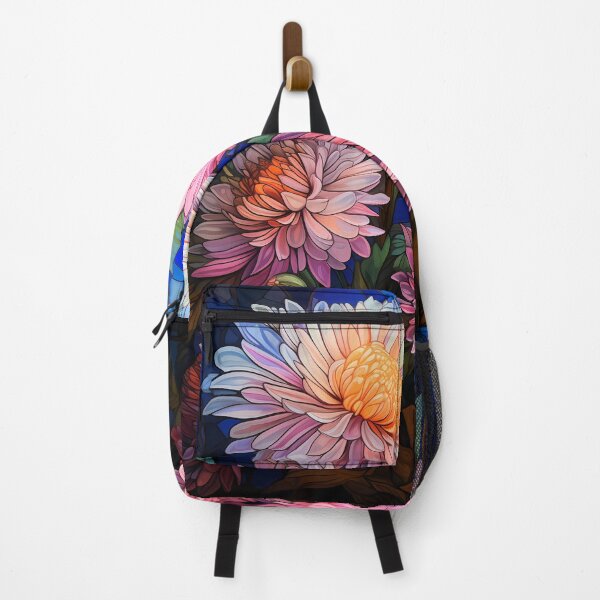 Item preview, Stained Glass Asters at Midnight designed and sold by Matt's Artificial Nature.