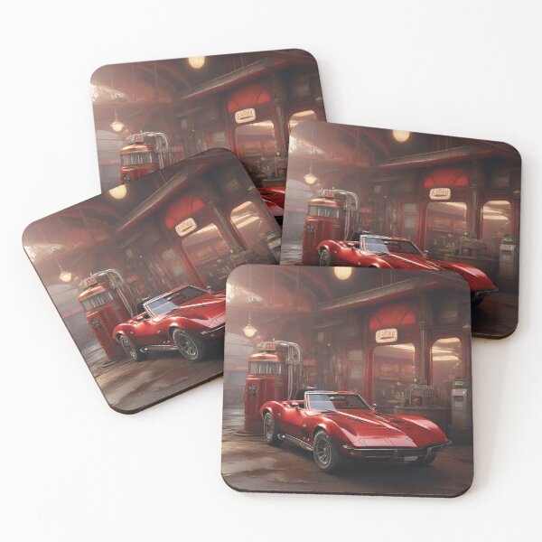 Item preview, Candy Apple Red 1969 Chevrolet Corvette designed and sold by Random Designs.