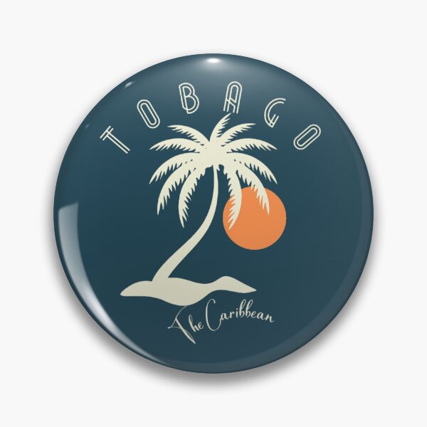 Item preview, Art Deco Tobago The Caribbean - Beige - Retro BeachVacationCruise designed and sold by Candyfusion.