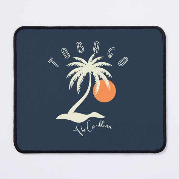 Item preview, Art Deco Tobago The Caribbean - Beige - Retro BeachVacationCruise designed and sold by Candyfusion.