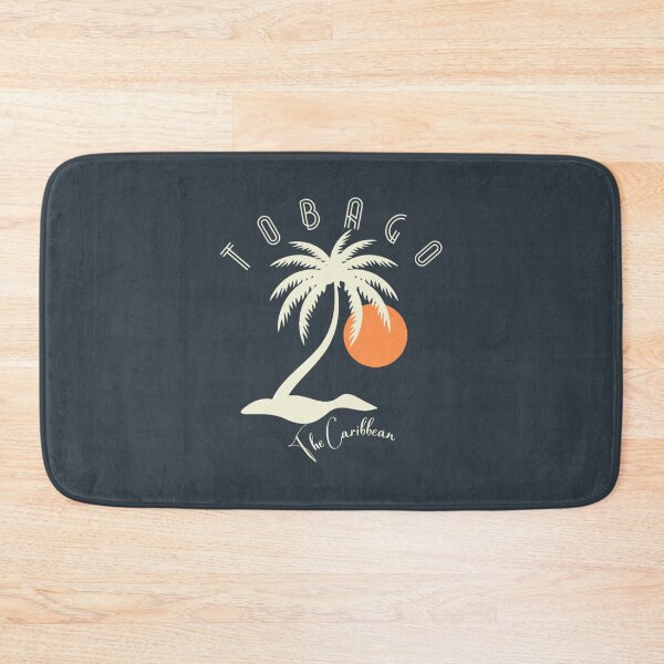 Item preview, Art Deco Tobago The Caribbean - Beige - Retro BeachVacationCruise designed and sold by Candyfusion.