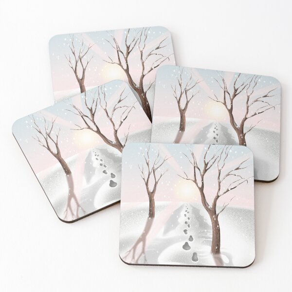 Item preview, Winter Hike During the Sunset designed and sold by LJArtworkDesign.
