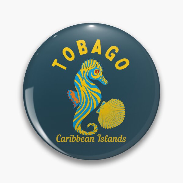 Item preview, Bright Caribbean Islands Tobago, Yellow Text- BeachVacation designed and sold by Candyfusion.