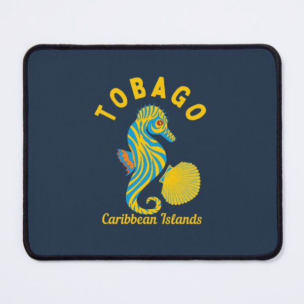 Item preview, Bright Caribbean Islands Tobago, Yellow Text- BeachVacation designed and sold by Candyfusion.