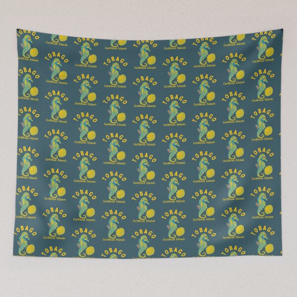 Item preview, Bright Caribbean Islands Tobago, Yellow Text- BeachVacation designed and sold by Candyfusion.