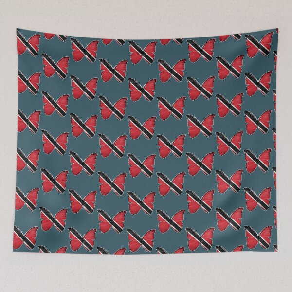 Item preview, butterfly flag of Trinidad and Tobago,Trinidad and Tobago butterfly ,Trinidad and Tobago mens, funny designed and sold by Candyfusion.