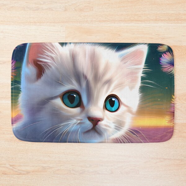 Item preview, Kitty Before A Green Desert Sunset designed and sold by tobyheward.