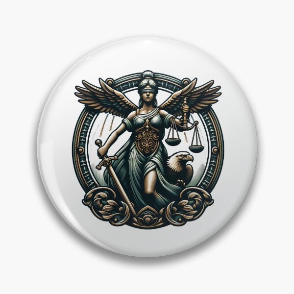 Item preview, Lady Justice Logo for Attorneys, Lawyers, Paralegals, Judges designed and sold by gemneye.
